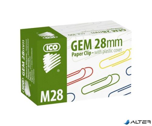 Gemkapocs, 28 mm, ICO, színes