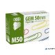 Gemkapocs, 50 mm, ICO, színes