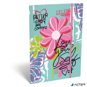 Gumis mappa, karton, A4, LIZZYSULI, Cornell Love