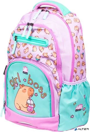 Hátizsák, 1-4. osztályos, LIZZYSULI "Active+ Lollipop", Capybara