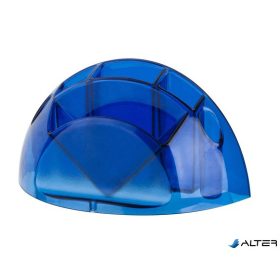   Írószer és jegyzettömbtartó, ICO "Smart", áttetsző kék