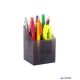 Írószertartó, ICO, füstszínű