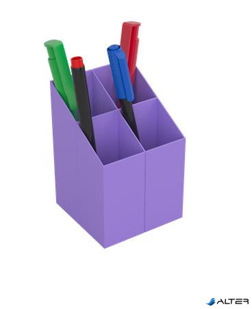 Írószertartó, ICO, lila