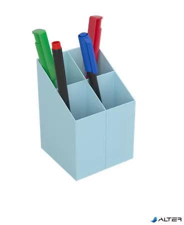 Írószertartó, ICO, pasztellkék