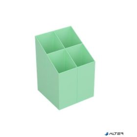 Írószertartó, ICO, pasztellzöld