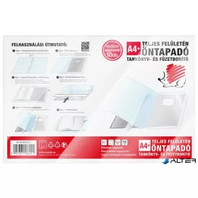   Öntapadó füzet- és könyvborító, A4, víztiszta, öntapadó, ICO "Süni"