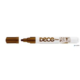 Lakkmarker, 2-4 mm, ICO "Decomarker" barna