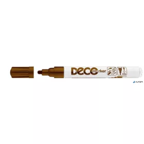 Lakkmarker, 2-4 mm, ICO "Decomarker" barna