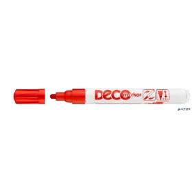 Lakkmarker, 2-4 mm, ICO "Decomarker" piros