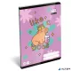 Füzet, tűzött, A5, sima, 32 lap LIZZYSULI, "Lollipop Capybara", "20-32"