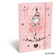 Gumis mappa, karton, A4, LIZZYSULI, "Tiny Dancer, Lovely Ballerina"