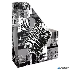 Iratpapucs, karton, A4, LIZZYSULI, "Street Rules"