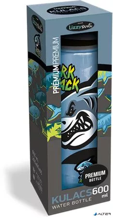 Kulacs, 600 ml, LIZZYSULI, "Shark Attack"