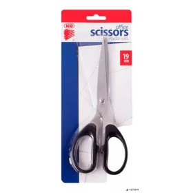 Olló, irodai, 19 cm, ICO, fekete