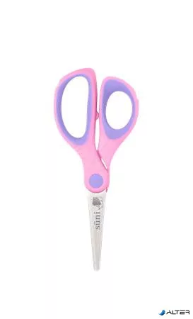 Olló display, iskolai, hegyes, 13 cm, ICO "Süni", vegyes szín