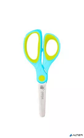 Olló display, iskolai, kerek, 13 cm, ICO "Süni", vegyes szín