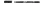 Alkoholos marker, OHP, 1-4 mm, C, vágott, ICO, fekete