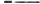 Alkoholos marker, OHP, 0,3 mm, S, ICO, fekete