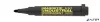 Alkoholos marker, ipari, 1-3 mm, kúpos, mágnessel, ICO "Magnetic industrial permanent 11 XXL", fekete