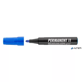   Alkoholos marker, 1-3 mm, kúpos, ICO "Permanent 11", kék
