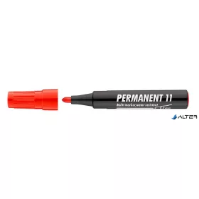   Alkoholos marker, 1-3 mm, kúpos, ICO "Permanent 11", piros