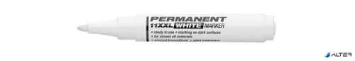 Alkoholos marker, 1-3 mm, kúpos, ICO "Permanent 11 XXL", fehér