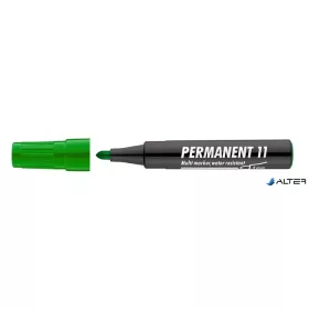   Alkoholos marker, 1-3 mm, kúpos, ICO "Permanent 11", zöld
