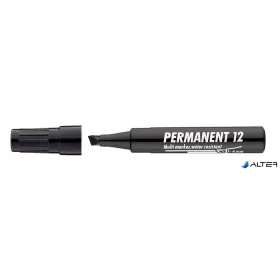   Alkoholos marker, 1-4 mm, vágott, ICO 'Permanent 12', fekete