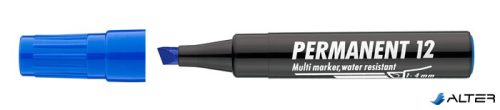 Alkoholos marker, 1-4 mm, vágott, ICO "Permanent 12", kék