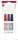 Tábla- és flipchart marker készlet, 1-3 mm, kúpos, ICO "Plan", 3 különböző szín