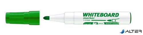 Tábla- és flipchart marker, 1-3 mm, kúpos, ICO 'Plan', zöld