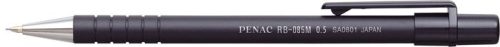 Nyomósirón, 0,5 mm, fekete tolltest, PENAC 'RB-085M'