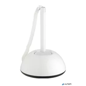   Ügyféltoll, 0,8 mm, fehér tolltest, ICO "Lux", kék