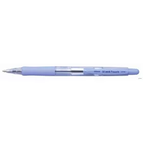   Golyóstoll, 0,7 mm, nyomógombos, PENAC "SleekTouch", kék