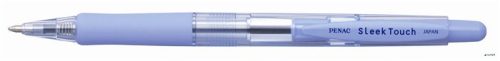 Golyóstoll, 0,7 mm, nyomógombos, PENAC 'SleekTouch', kék