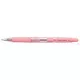 Golyóstoll, 0,7 mm, nyomógombos, rózsaszín tolltest, PENAC "SleekTouch", kék