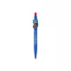 Golyóstoll, 0,8 mm, nyomógombos, ICO "Robot", kék