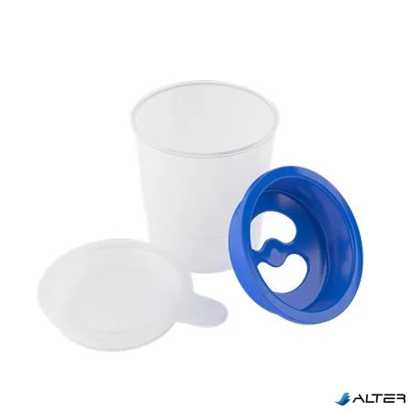 Ecsettál, műanyag, fedéllel, ICO "Süni", vegyes színek