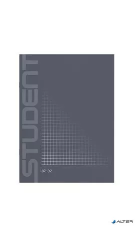 Füzet, tűzött, A4, kockás, 32 lap, ICO "Student", "87-32"