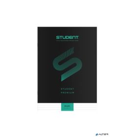   Füzet, tűzött, A4, vonalas, 32 lap, ICO "Student Premium", "81-32", fekete