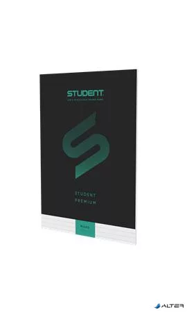 Füzet, tűzött, A4, vonalas, 32 lap, ICO "Student Premium", "81-32", fekete