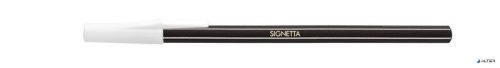 Golyóstoll, 0,7 mm, kupakos, ICO "Signetta", fekete
