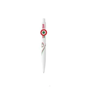 Golyóstoll, 0,8 mm, nyomógombos, ICO, kokárdás