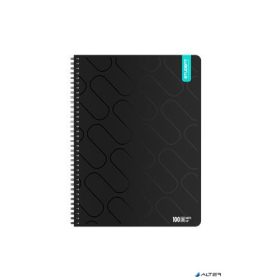   Spirálfüzet, A4, négyzethálós, 100 lap, ICO "Student Premium", vegyes színek