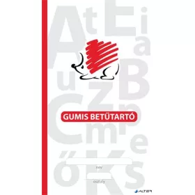Betűtartó, gumis, ICO "Süni"