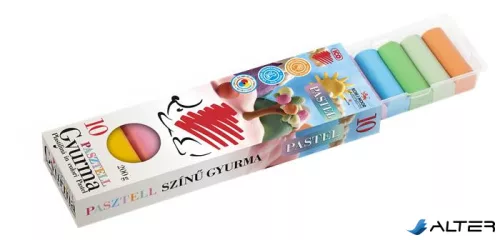 Gyurma, 200 g, ICO "Süni", pasztell szín