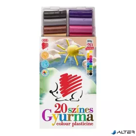 Gyurma, 400 g, ICO "Süni", 20 különböző szín