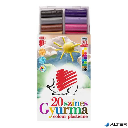 Gyurma, 400 g, ICO "Süni", 20 különböző szín