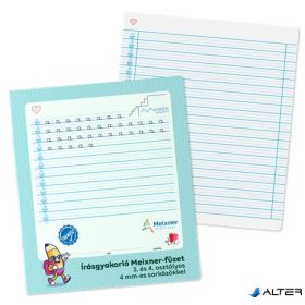   Füzet, tűzött, 295x245 mm, álló, 32 lap, 3. és 4. osztály, ICO "Süni Meixner"
