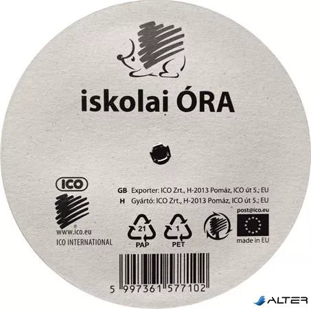 Iskolai óra, műanyag, ICO "Süni"